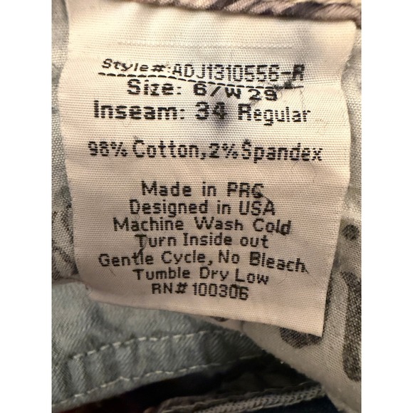 Adiktd Bootcut Jeans Embellished Pockets Low Rise Y2K Denim 32x33 - Picture 10 of 10